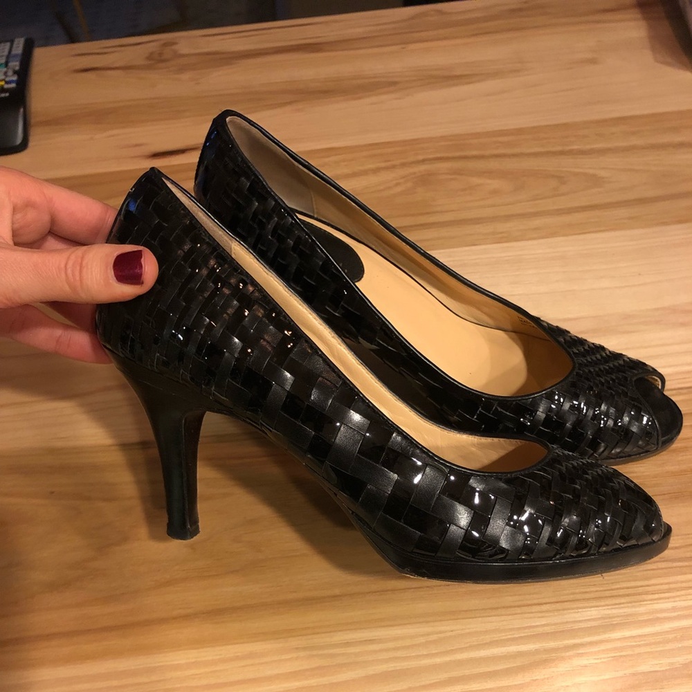 Gently Used Woven Cole Han Pumps (Nike Air!)